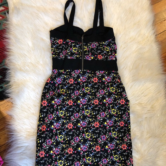 DC Floral Mid Length Dress - Picture 2 of 4